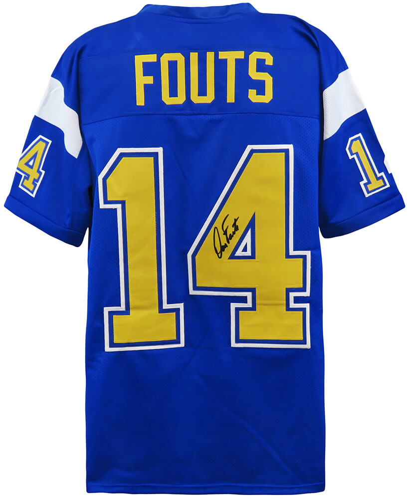 Dan Fouts Autographed Navy Throwback Custom Football Jersey-Powers Sports Memorabilia