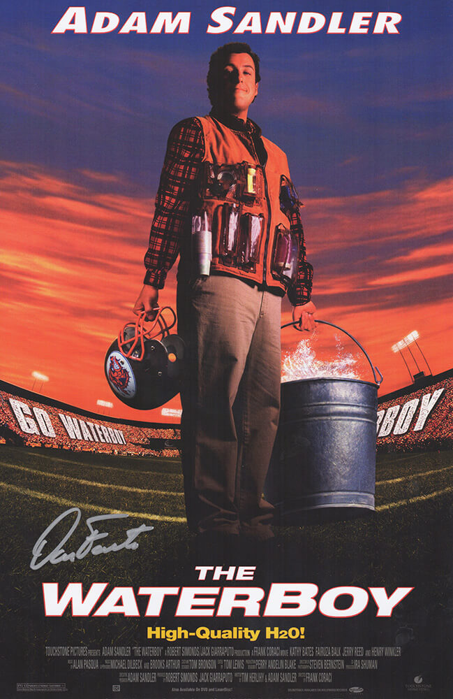 Dan Fouts Autographed The Waterboy 11x17 Movie Poster