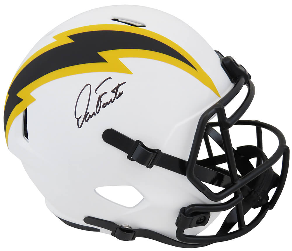 Dan Fouts Los Angeles Chargers Autographed Matte Full Size Riddell Replica Helmet-Powers Sports Memorabilia