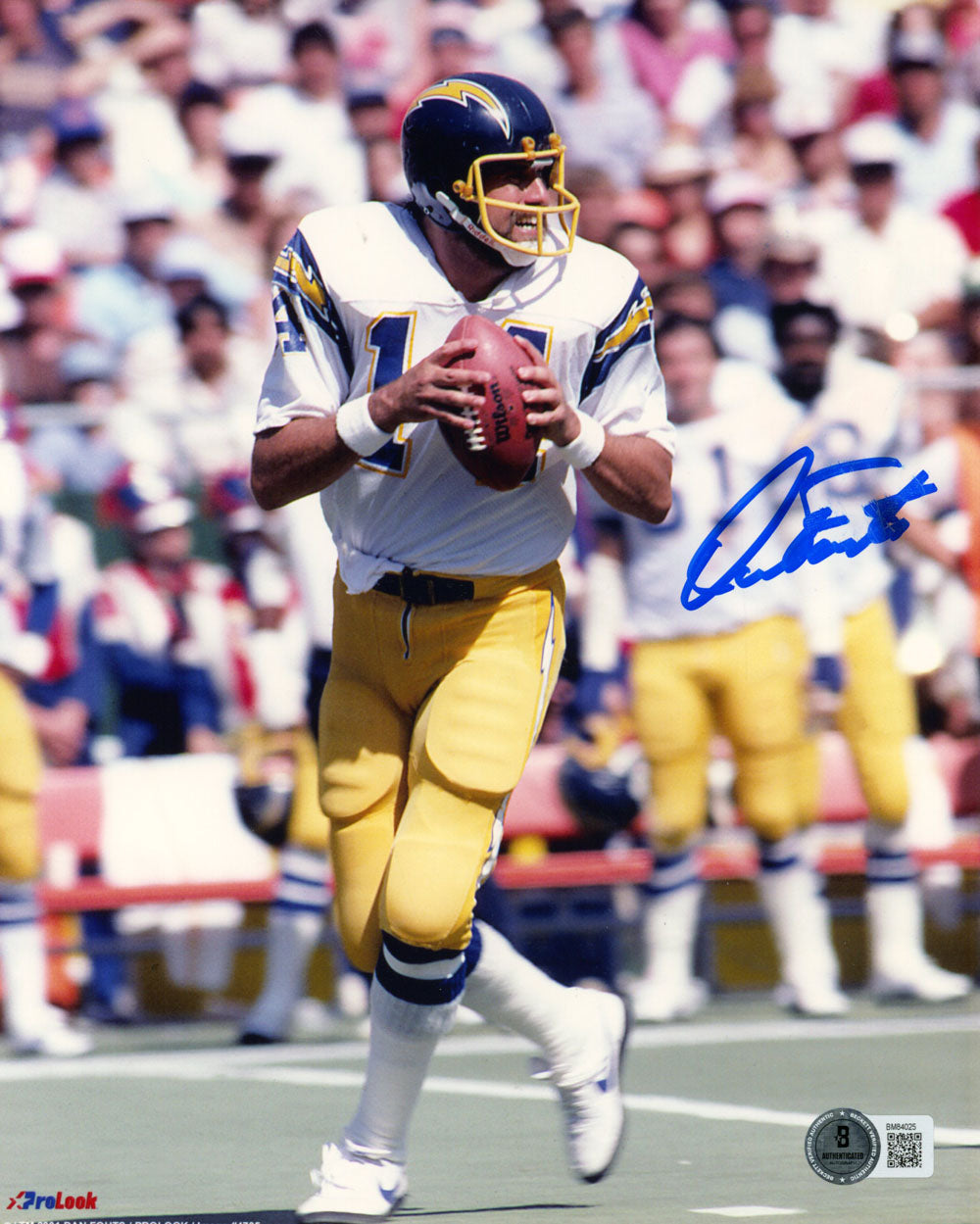 Dan Fouts San Diego Chargers Signed 8x10 Photo - Beckett Beckett-Powers Sports Memorabilia
