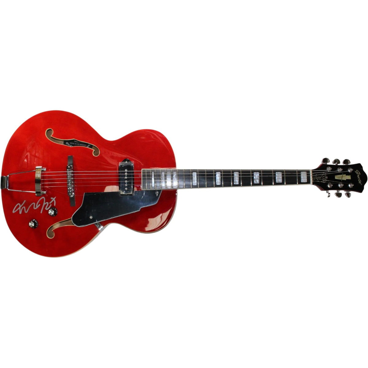 Michael J. Fox Back to the Future Signed Guitar - Grote Guitar Beckett Witness Beckett - 57896-Powers Sports Memorabilia