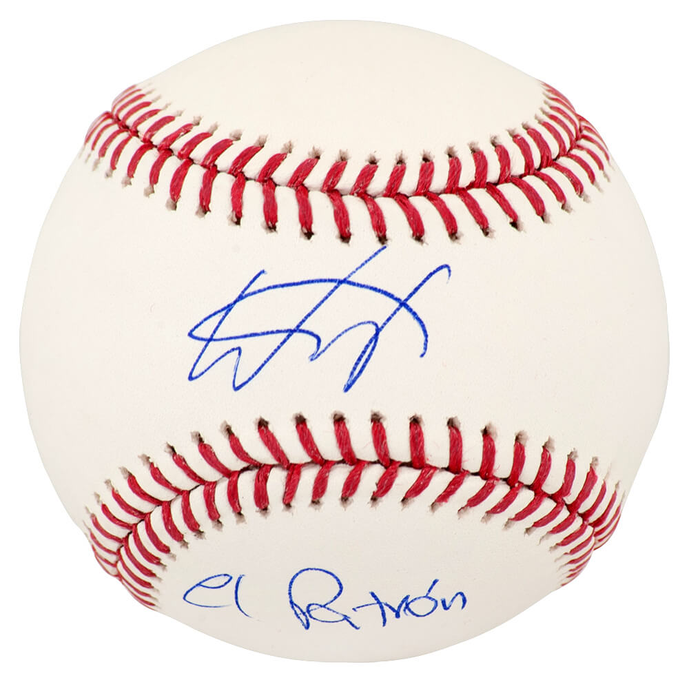 Wander Franco Autographed Rawlings Official MLB Baseball with El Patron - (JSA)-Powers Sports Memorabilia