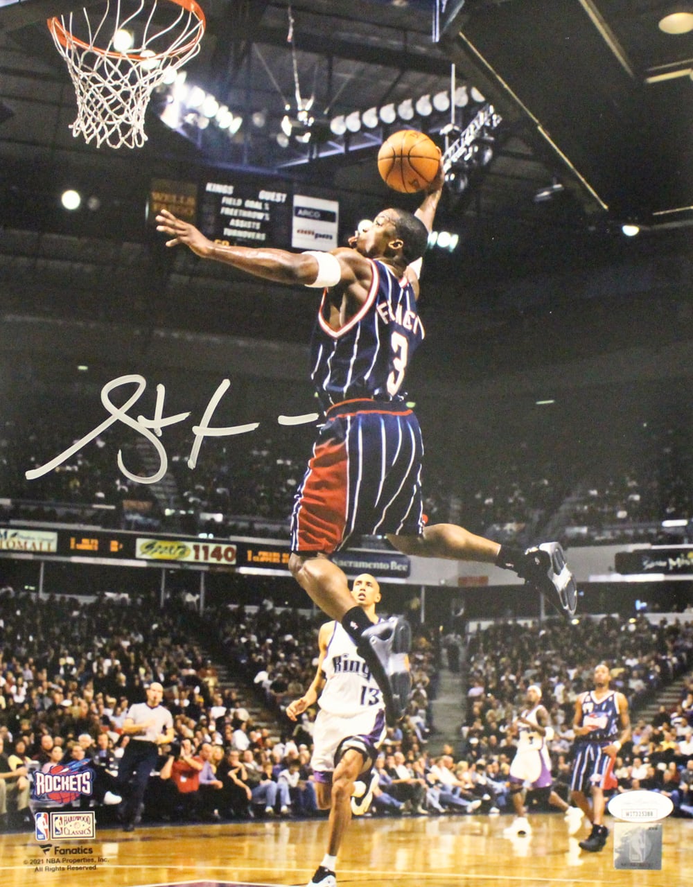 Steve Francis Signed Houston Rockets 11x14 Photo – JSA Authenticated-Powers Sports Memorabilia