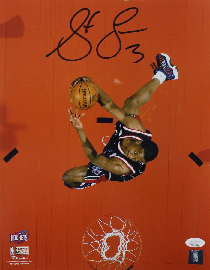 Steve Francis Autographed Houston Rockets 11x14 Photo – JSA Authenticated-Powers Sports Memorabilia