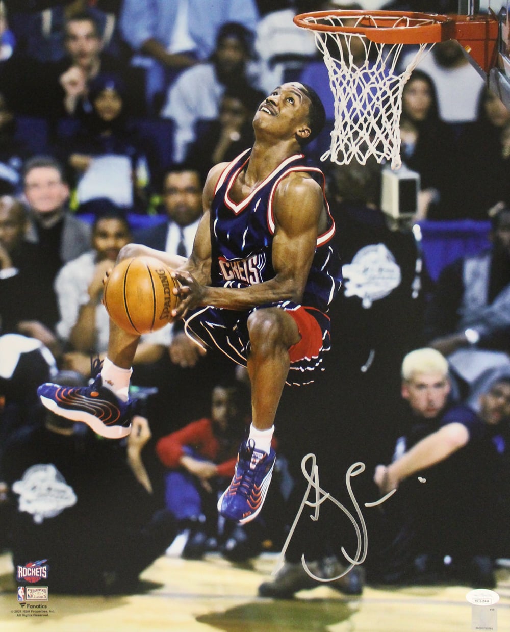 Steve Francis Houston Rockets Signed 16x20 Photo – JSA Authenticated-Powers Sports Memorabilia