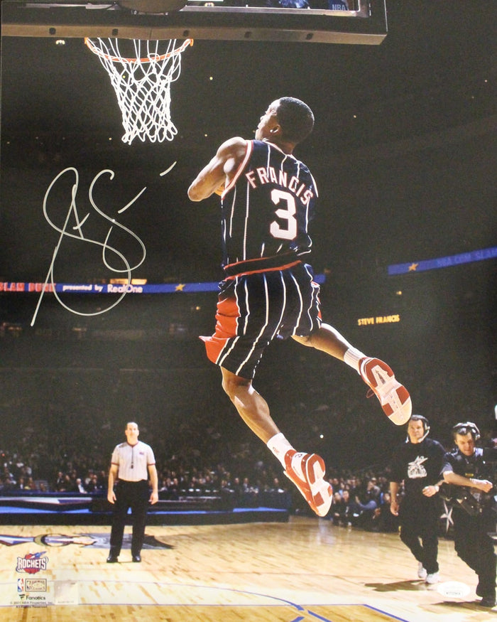 Steve Francis Signed Houston Rockets 16x20 Photo – JSA Authenticated-Powers Sports Memorabilia