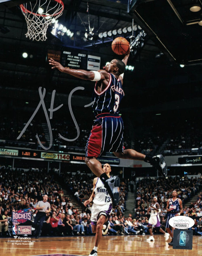 Steve Francis Hand-Signed Houston Rockets 8x10 Photo – JSA Authenticated-Powers Sports Memorabilia