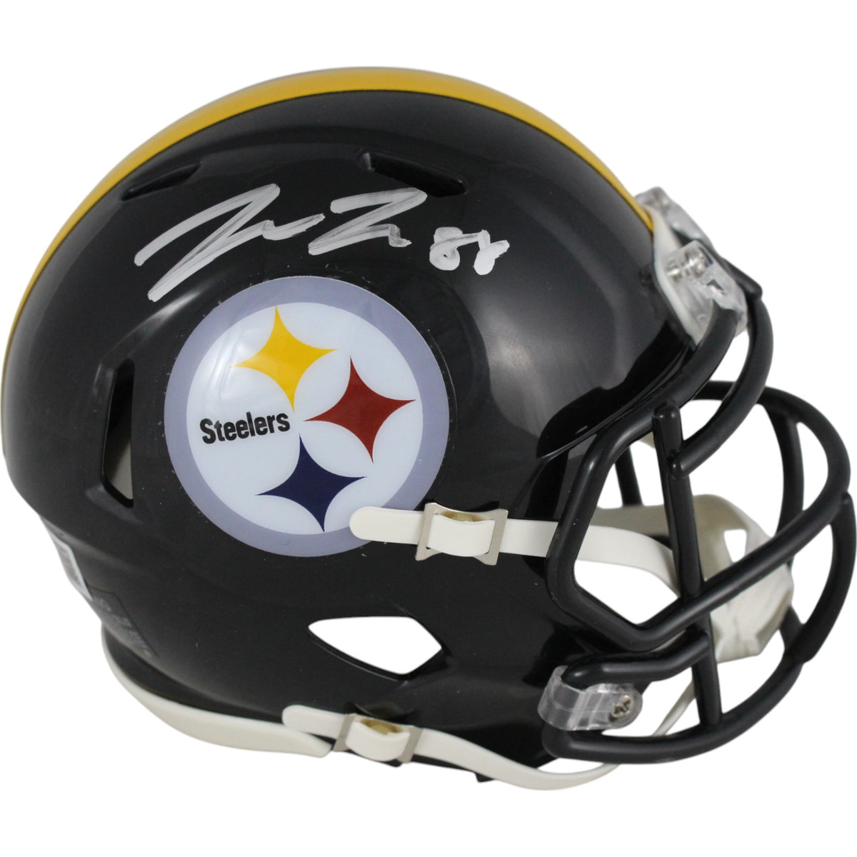 Pat Freiermuth Pittsburgh Steelers Signed Mini Helmet-Powers Sports Memorabilia