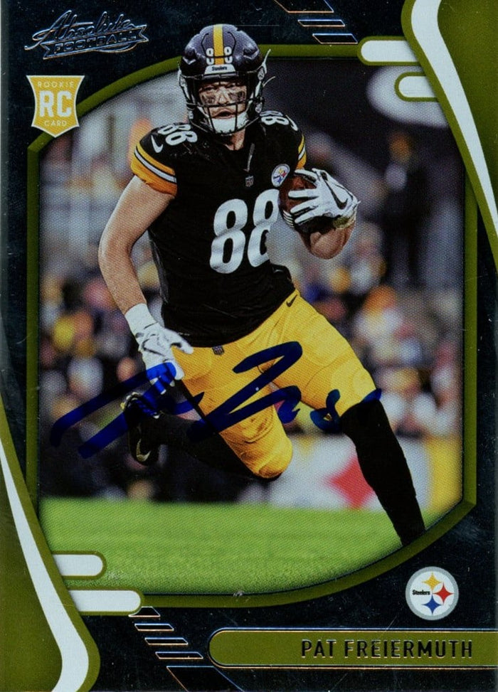 Pat Freiermuth Signed 2021 Panini Absolute #117 Trading Card – Beckett Authenticated-Powers Sports Memorabilia