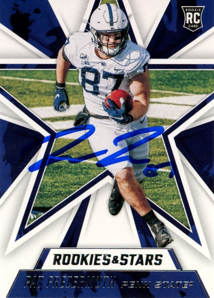 Pat Freiermuth Penn State Signed Card - 21 Panini Chronicles Rookie&Stars #322 Beckett Beckett-Powers Sports Memorabilia