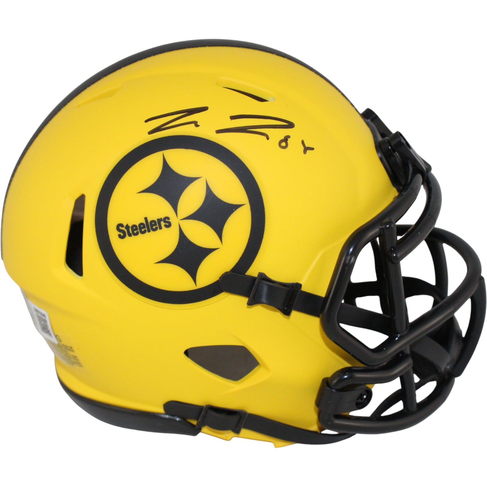 Pat Freiermuth Signed Pittsburgh Steelers Mini Helmet Rave Beckett W-Powers Sports Memorabilia