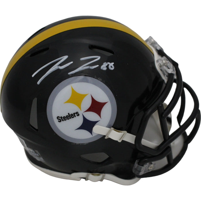 Pat Freiermuth Signed Pittsburgh Steelers Mini Helmet – Beckett Authenticated-Powers Sports Memorabilia