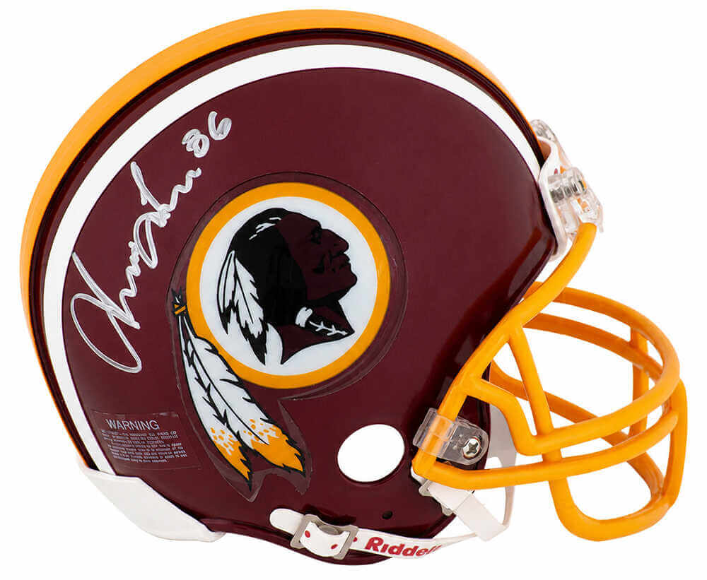 Irving Fryar Autographed Washington Throwback Riddell (VSR4) Mini Helmet-Powers Sports Memorabilia