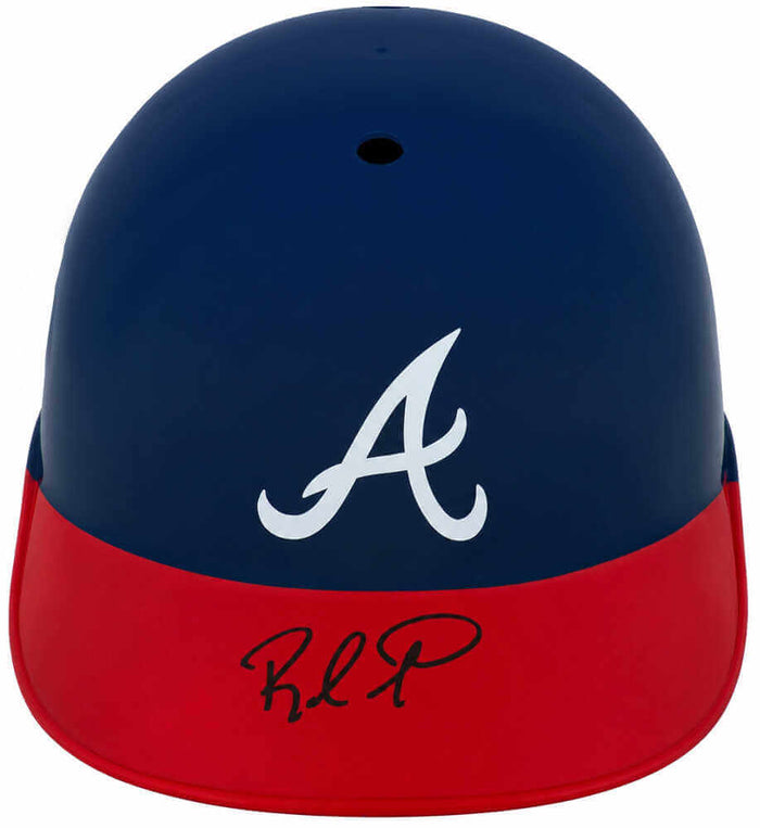 Rafael Furcal Autographed Atlanta Braves Replica Souvenir Replica Batting Helmet-Powers Sports Memorabilia