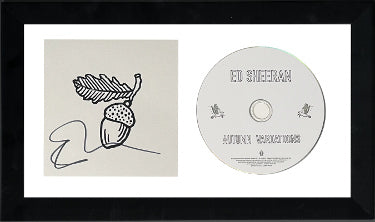 Ed Sheeran Autographed 2023 Autumn Variations Art Card/CD with 6.5x12 Custom Framing- COA - CTBL_H37455-Powers Sports Memorabilia