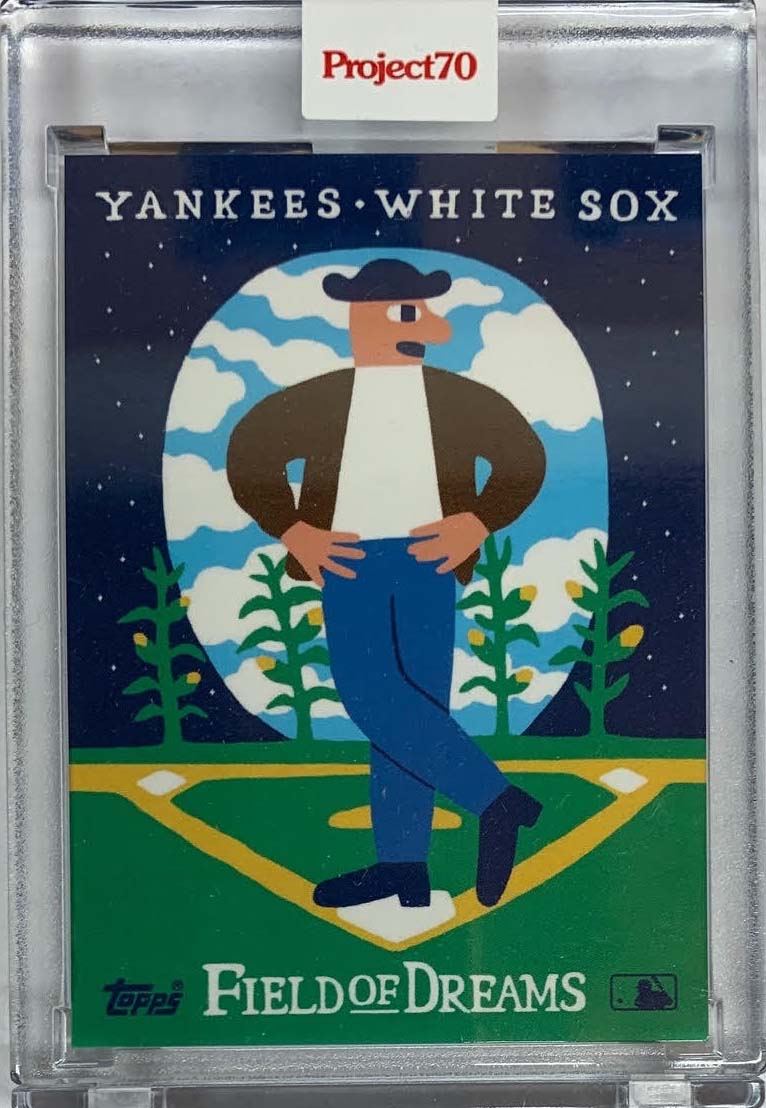 Field of Dreams Kevin Costner 2021 Topps Project 70 Keith Shore Baseball Card-Powers Sports Memorabilia