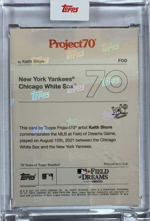 Field of Dreams Kevin Costner 2021 Topps Project 70 Keith Shore Baseball Card-Powers Sports Memorabilia