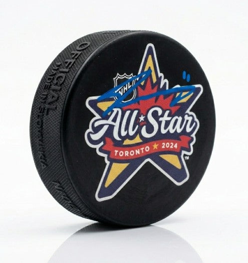 Travis Konecny Philadelphia Flyers Signed 2024 All-Star Logo Puck-Powers Sports Memorabilia