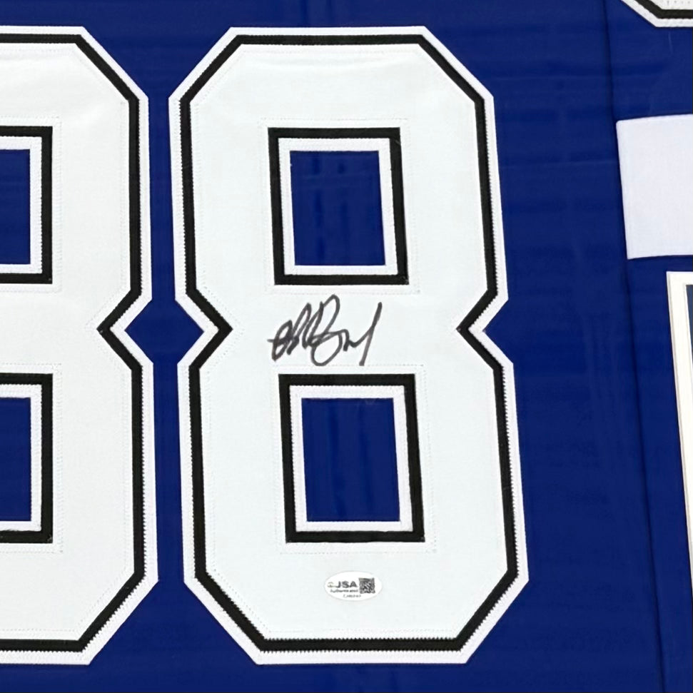 Autographed Andrei Vasilevskiy Tampa Bay Lightning (Blue #88) Deluxe Framed Jersey - JSA-Powers Sports Memorabilia