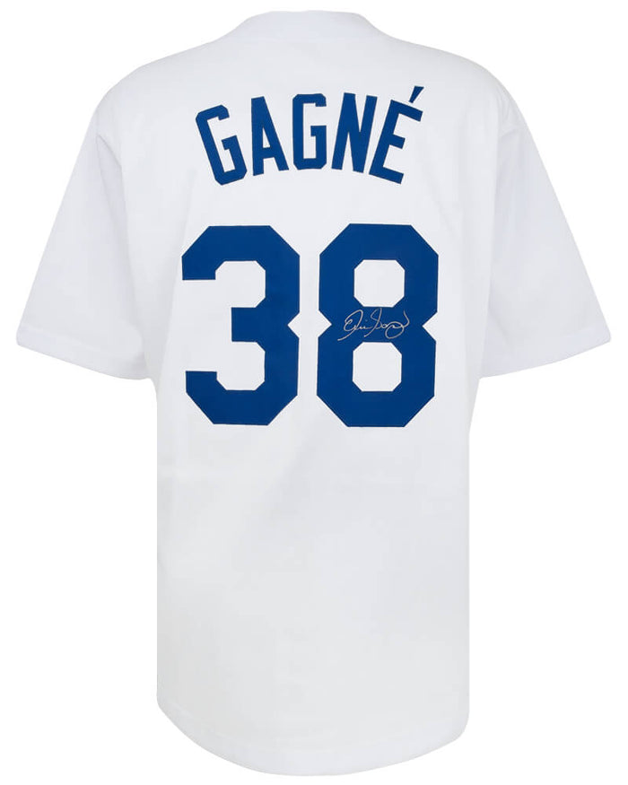 Eric Gagne Autographed White Custom Baseball Jersey-Powers Sports Memorabilia