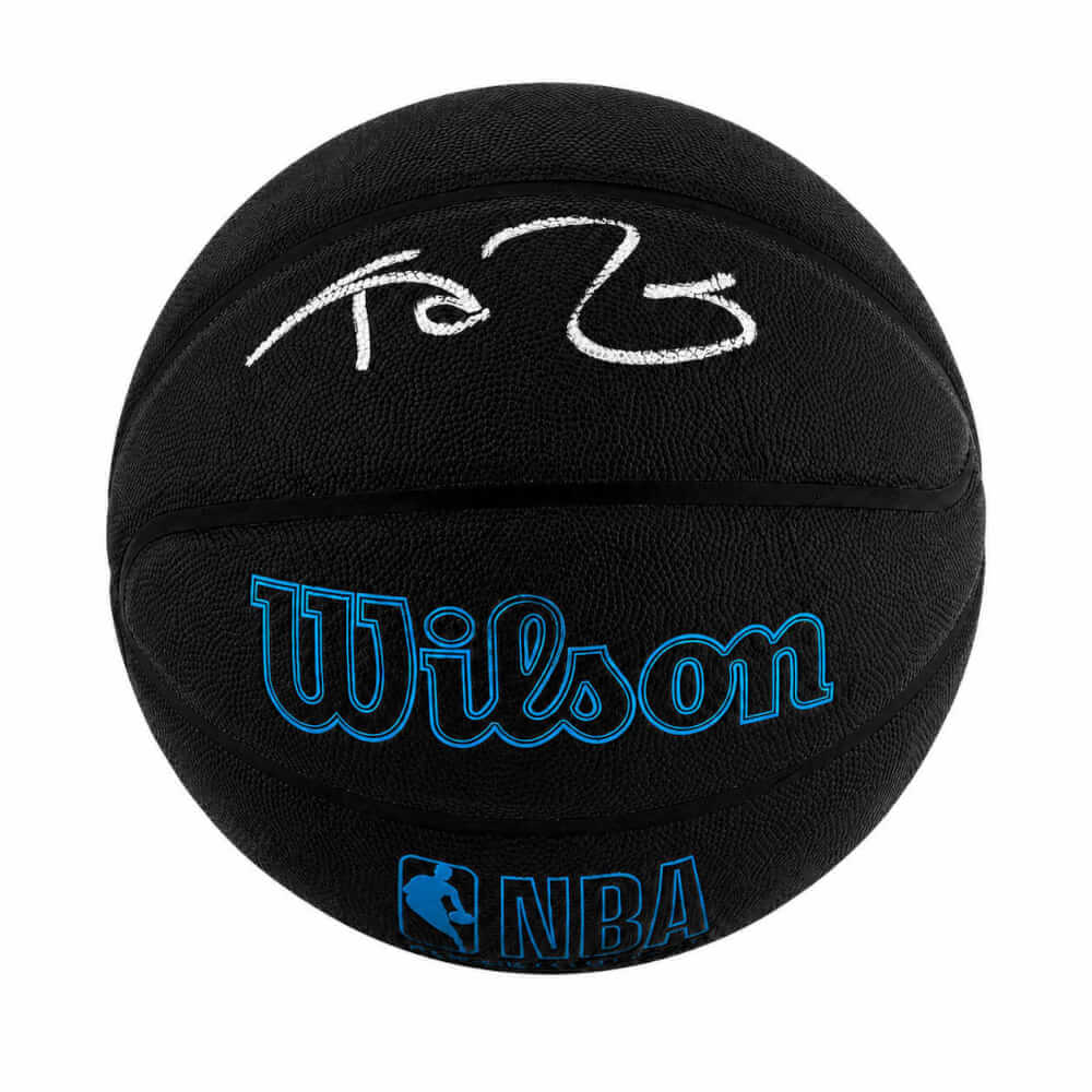 Kevin Garnett Autographed Wilson Forge Plus Black Full Size NBA Basketball-Powers Sports Memorabilia
