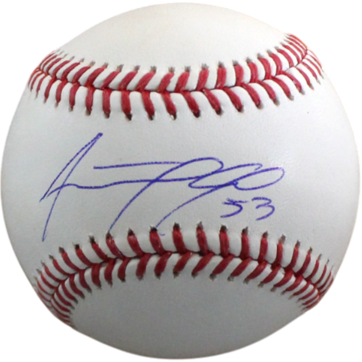 Adolis Garcia Texas Rangers Signed Baseball - OML Baseball Fanatics-Powers Sports Memorabilia
