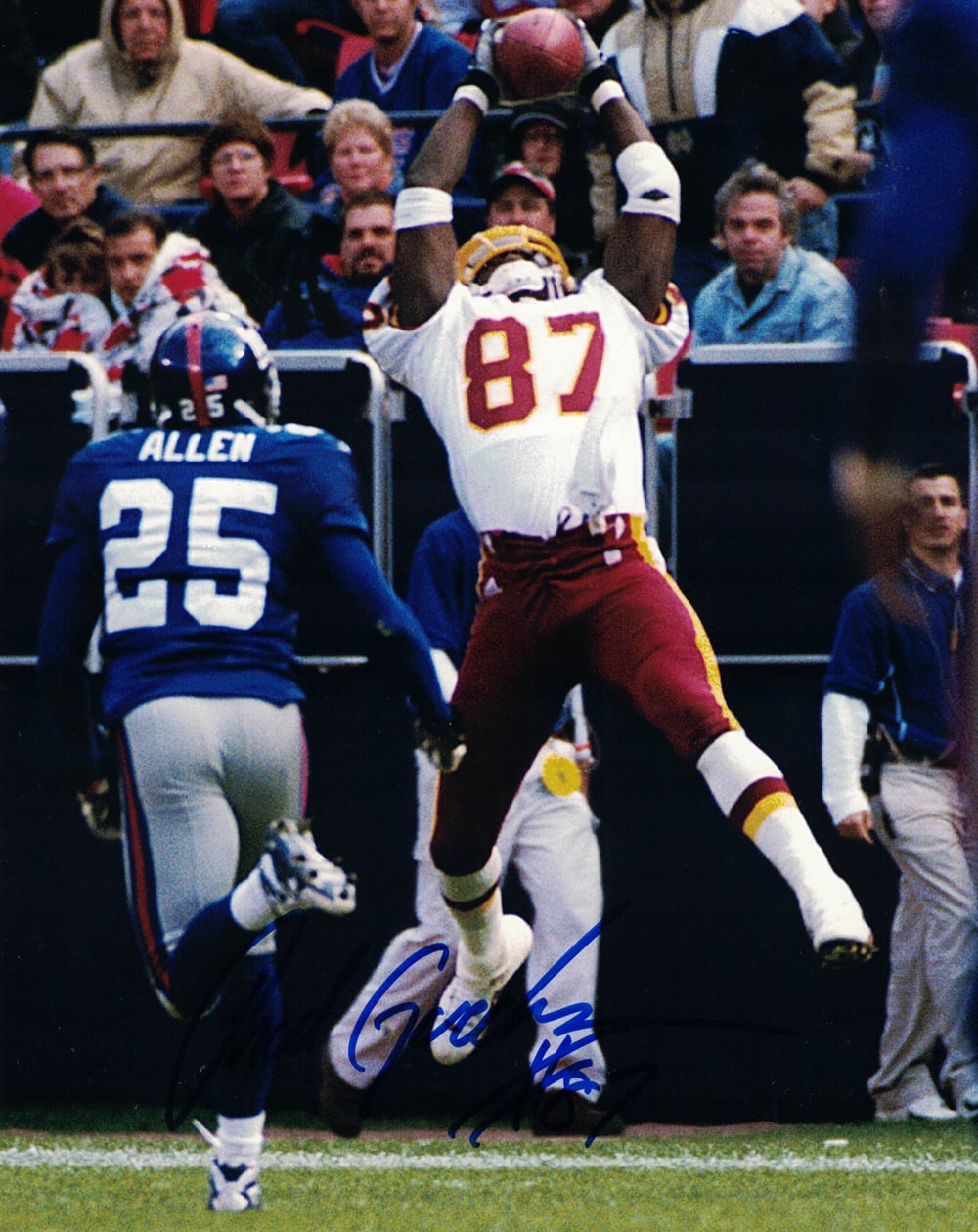 Rod Gardner Washington Redskins Signed 8x10 Photo-Powers Sports Memorabilia