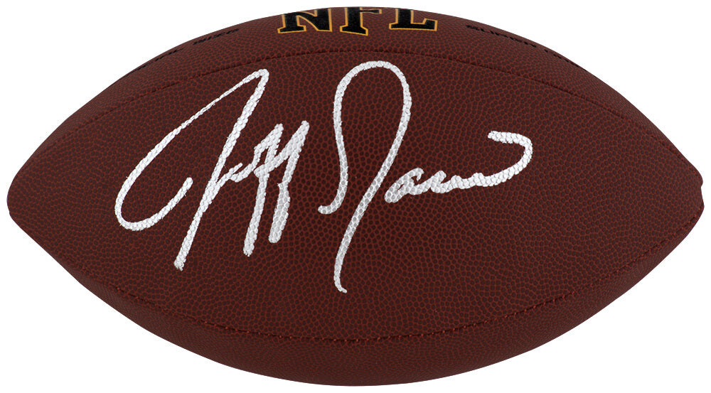 Jeff Garcia Autographed Wilson Super Grip Full Size NFL Football-Powers Sports Memorabilia