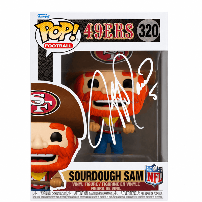 Jeff Garcia Autographed San Francisco 49ers Sourdough Sam Mascot Funko Pop Doll #320-Powers Sports Memorabilia