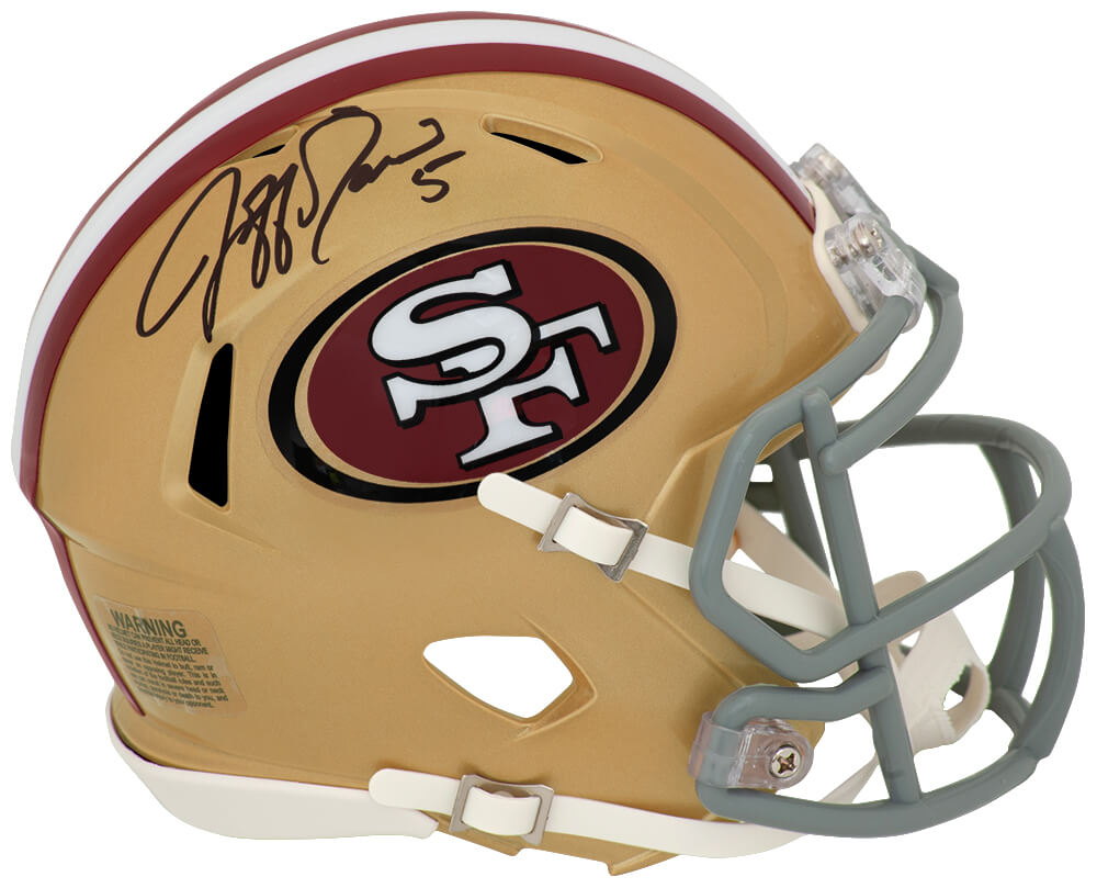 Jeff Garcia Autographed San Francisco 49ers Riddell Speed Mini Helmet-Powers Sports Memorabilia