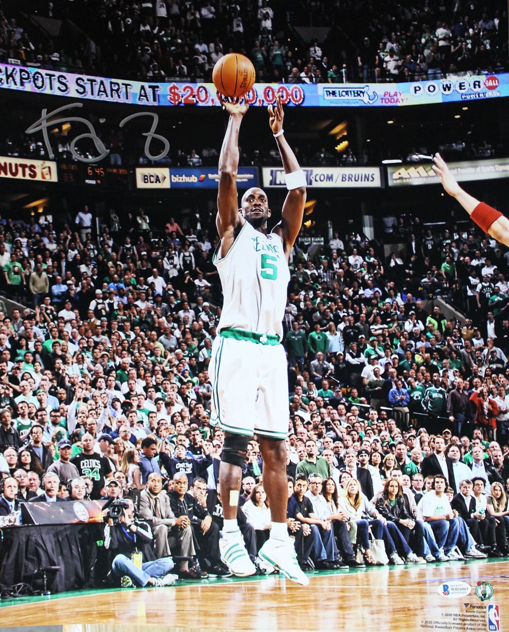 Kevin Garnett Boston Celtics Signed 16x20 Photo BAS-Powers Sports Memorabilia