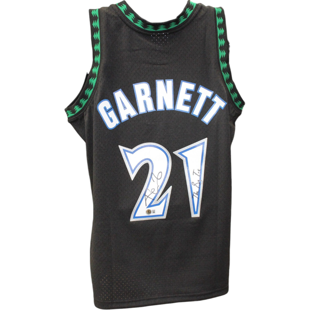 Kevin Garnett Signed Mitchell&Ness Minnesota Timberwolves Jersey L – Beckett Authenticated-Powers Sports Memorabilia