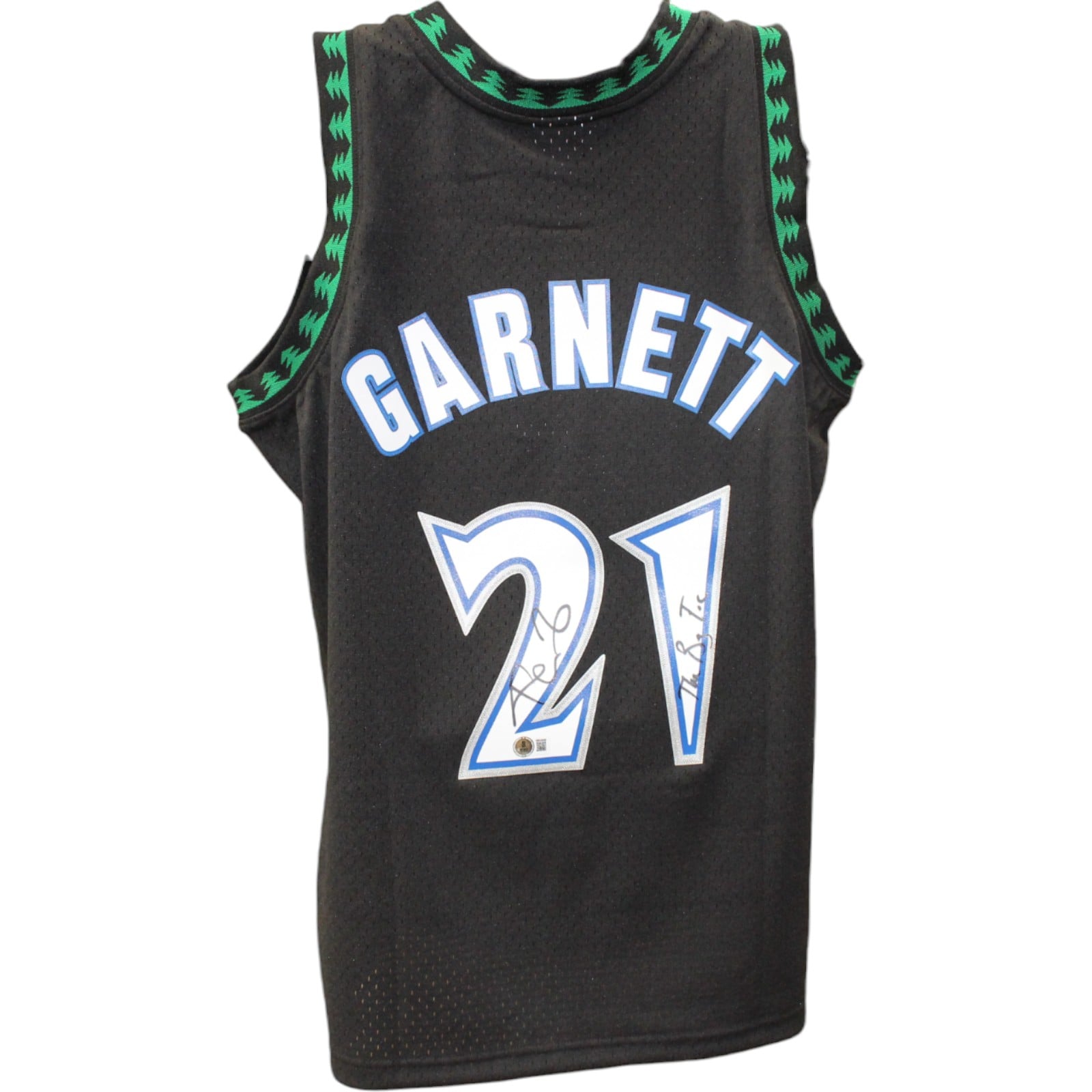 Kevin Garnett Signed Mitchell&Ness Minnesota Timberwolves Jersey L – Beckett Authenticated-Powers Sports Memorabilia