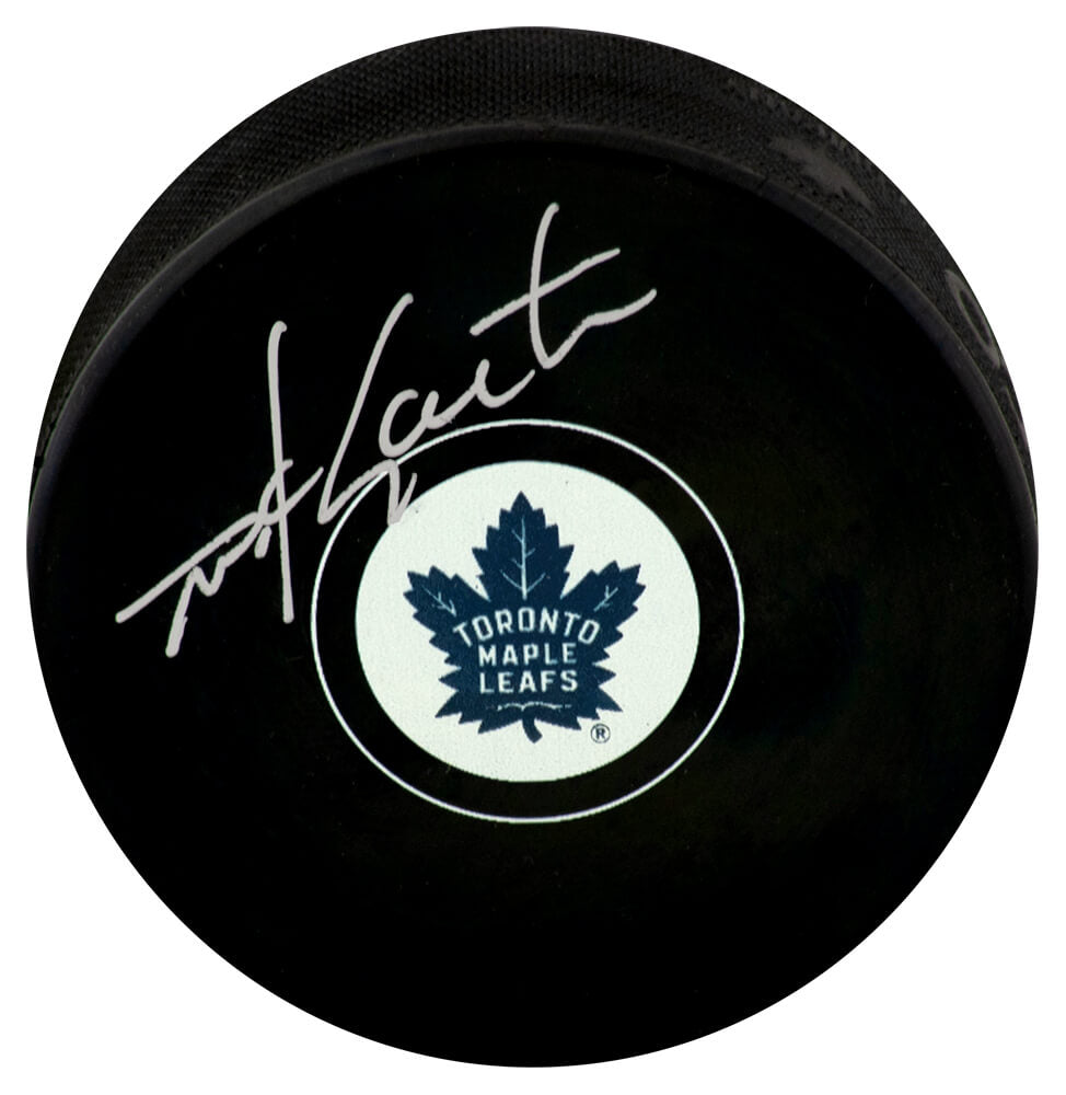 Mike Gartner Toronto Maple Leafs Autographed Logo Hockey Puck