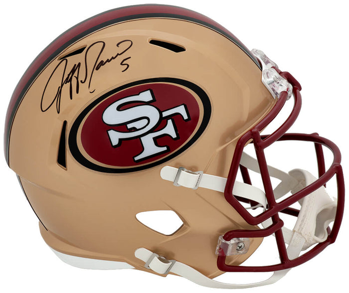 Jeff Garcia Autographed San Francisco 49ers Riddell Full Size Speed Replica Helmet-Powers Sports Memorabilia
