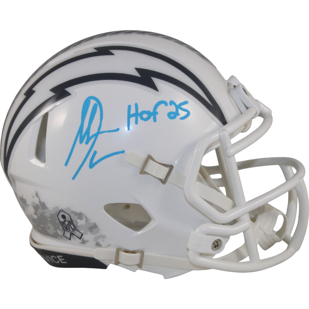 Antonio Gates San Diego Chargers Signed Mini Helmet - 24STS HOF Beckett Beckett-Powers Sports Memorabilia