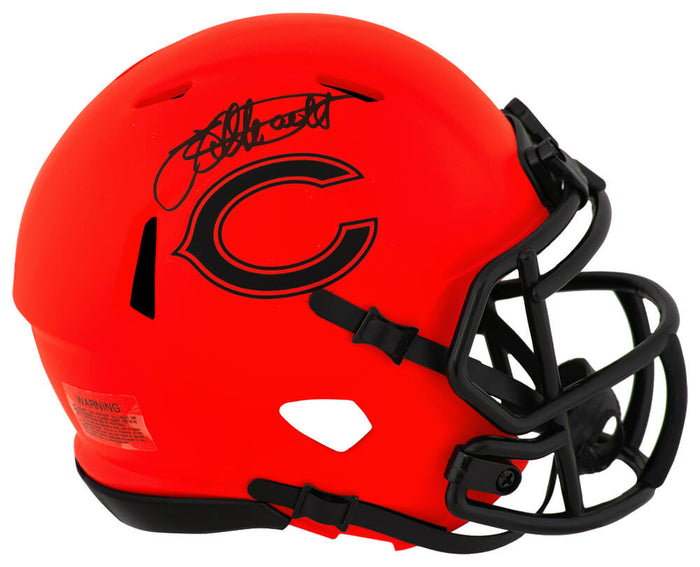 Willie Gault Autographed Chicago Bears RAVE Riddell Speed Mini Helmet-Powers Sports Memorabilia