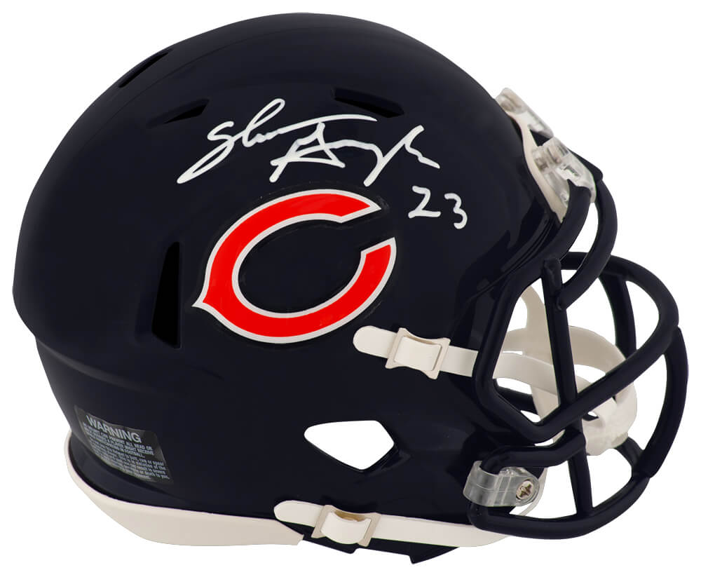 Shaun Gayle Autographed Chicago Bears Riddell Speed Mini Helmet-Powers Sports Memorabilia