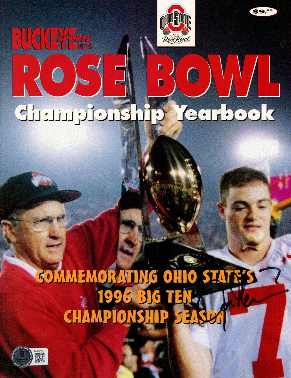 Joe Germaine Ohio State Buckeyes Signed Magazine - Rose Bowl Yearbook Magazine Beckett Beckett-Powers Sports Memorabilia