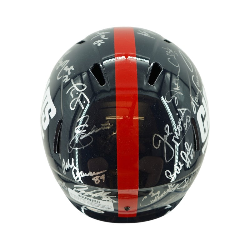 New York Giants 1986 Team Signed Blue Replica Full Size Helmet JSA Holo Only-Powers Sports Memorabilia