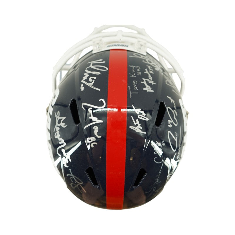 New York Giants 1986 Team Signed Blue Replica Full Size Helmet JSA Holo Only-Powers Sports Memorabilia