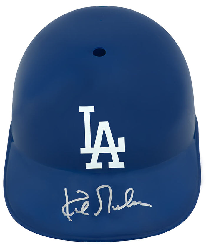Kirk Gibson Autographed Los Angeles Dodgers Souvenir Replica Batting Helmet-Powers Sports Memorabilia