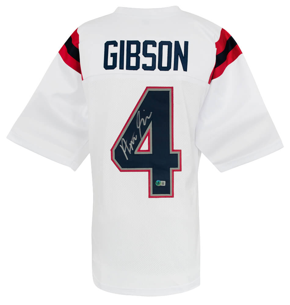 Antonio Gibson Autographed White Custom Football Jersey-Powers Sports Memorabilia
