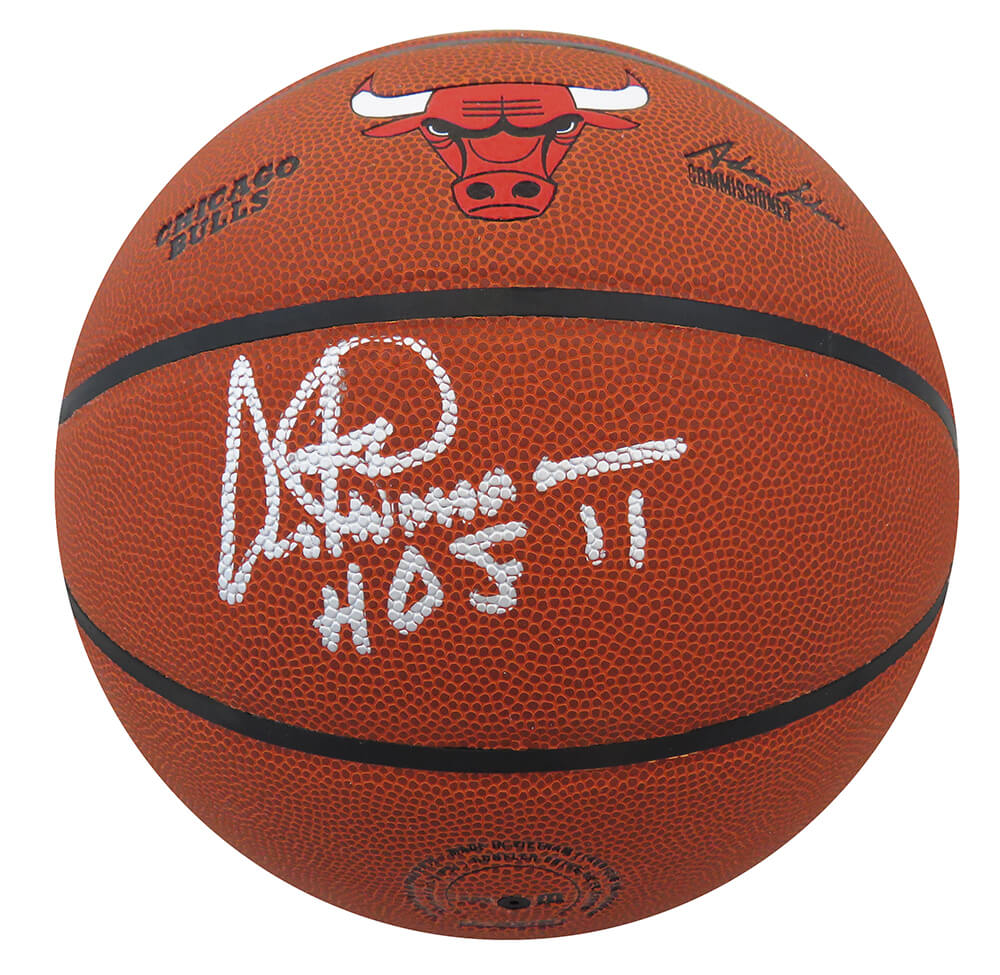 Artis Gilmore Autographed Wilson Chicago Bulls Logo NBA Basketball with HOF'11-Powers Sports Memorabilia