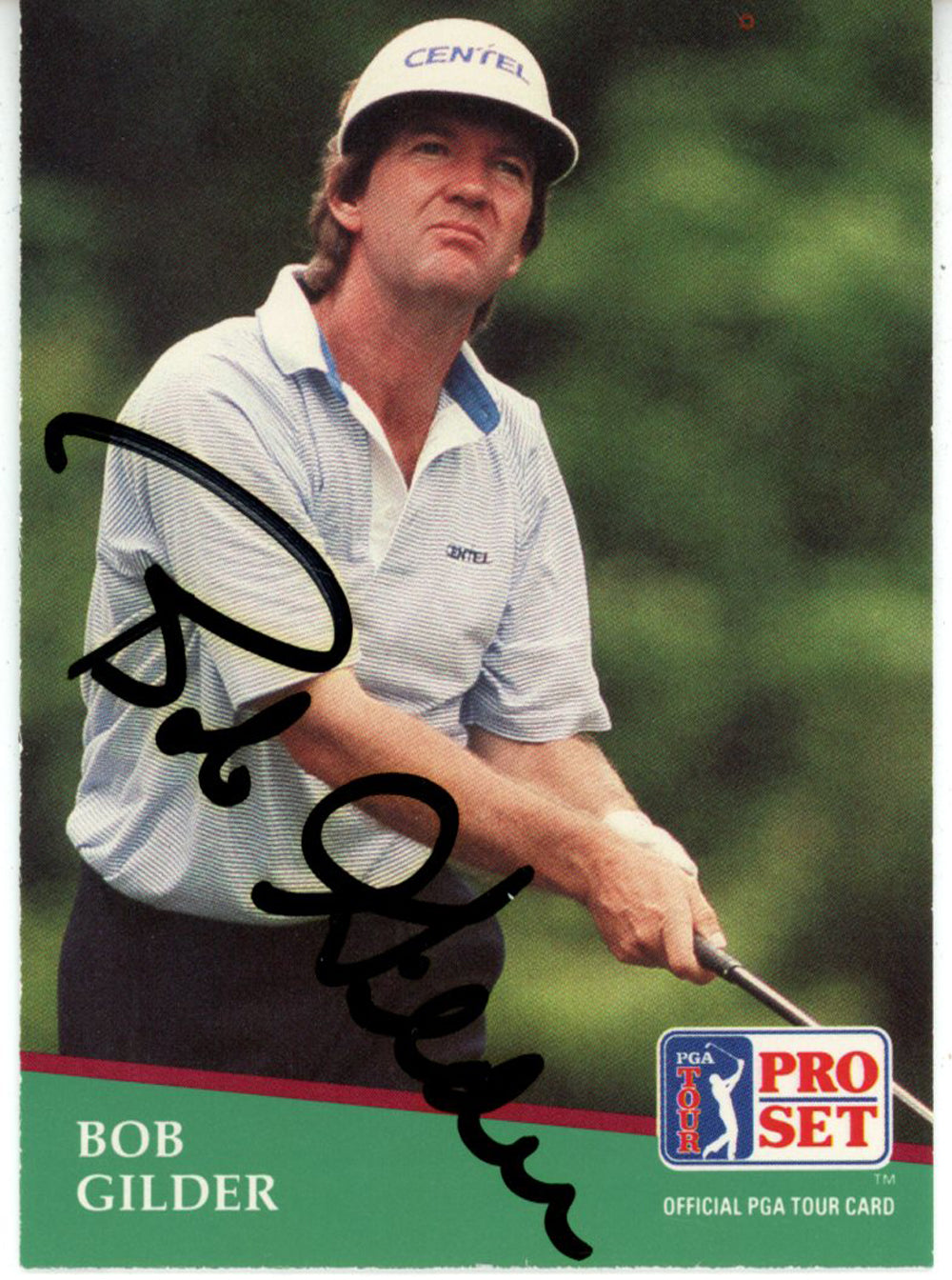 Bob Gilder Pga Signed Card - 1991 Pro Set #56 Beckett Beckett-Powers Sports Memorabilia