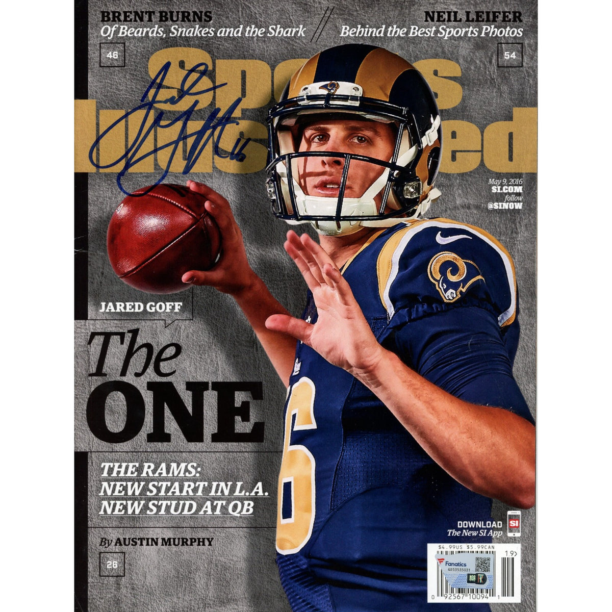 Jared Goff Los Angeles Rams Signed Sports Illustrated Magazine - Sports Illustrated FAN-Powers Sports Memorabilia