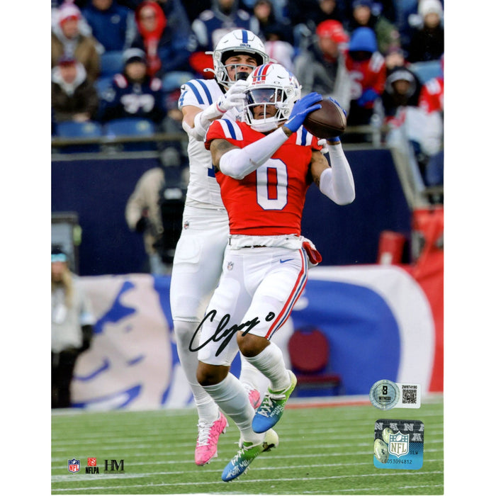 Christian Gonzalez Signed New England Patriots 8x10 Photo – Beckett Authenticated
