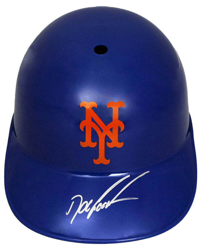 Dwight 'Doc' Gooden Autographed New York Mets Replica Batting Helmet-Powers Sports Memorabilia