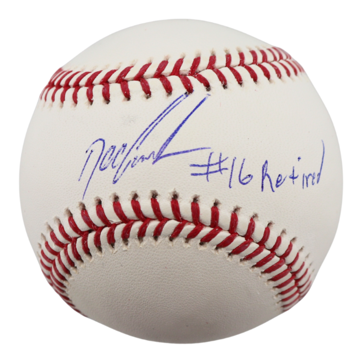 Dwight Gooden New York Mets Signed Inscribed "#16 Retired" MLB Baseball