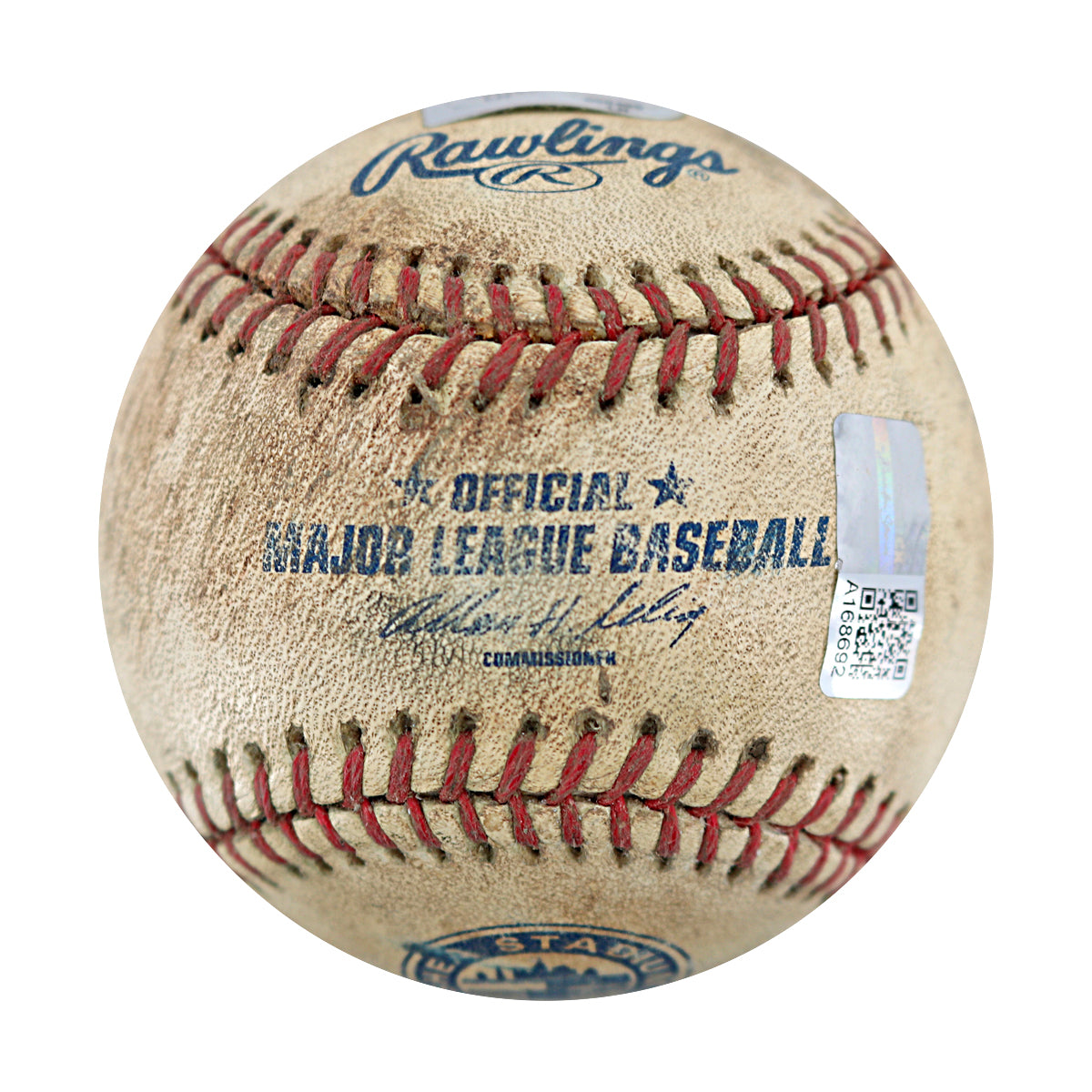 Dwight Doc Gooden New York Mets Signed Multi Inscribed Shea Stadium Final Season Game Used Baseball & MLB Holo-Powers Sports Memorabilia